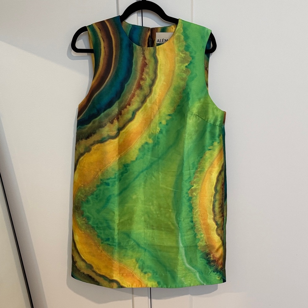 Alemais Multicolor Swirl Mini Dress